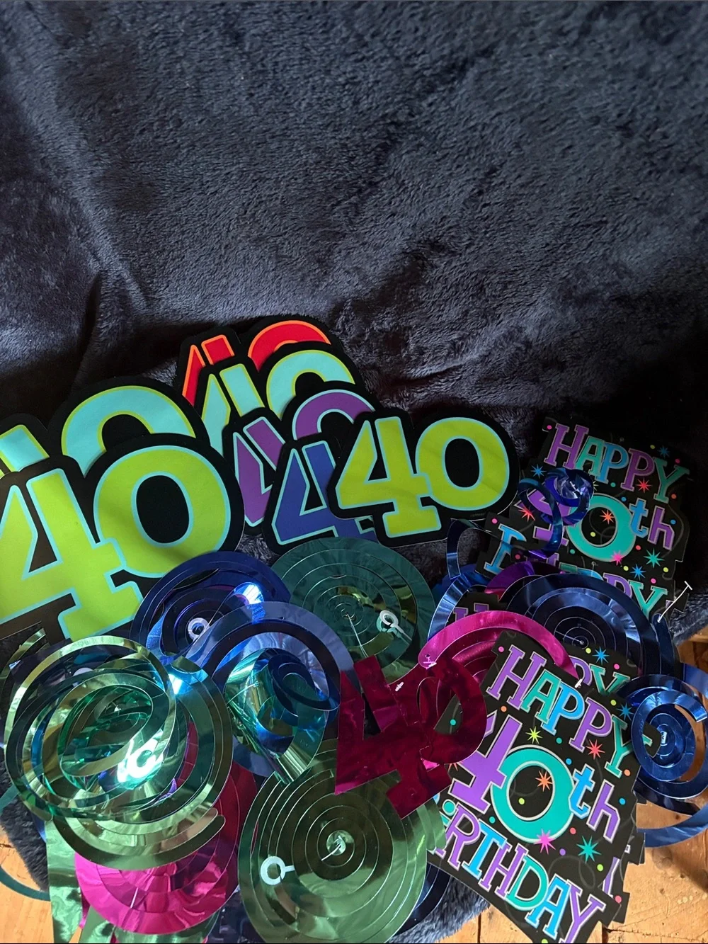 40th Birthday Party Decoration Bundle - Multicolor